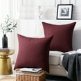 thumbnail image 1 of The Gray Barn  2 Pack Euro Sham Covers Euro sham 26x26 Burgundy 24*24, 1 of 5