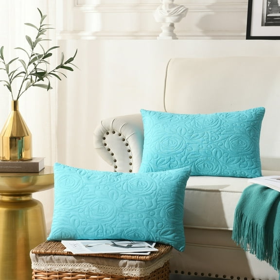 The Gray Barn 2 Pack Euro Sham Covers Euro sham 26x26 Teal 12*20