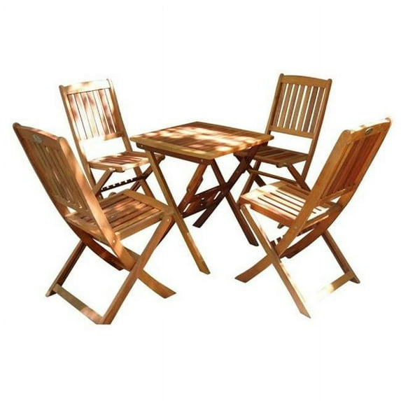 The Gray Barn Bluebird Outdoor Wood English Garden 5-piece Dining Set