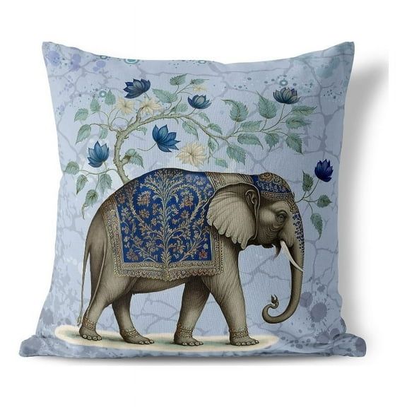 The Gray Guardian Indoor Outdoor Premium Broadcloth Fabric Pillow in Blue 16x16