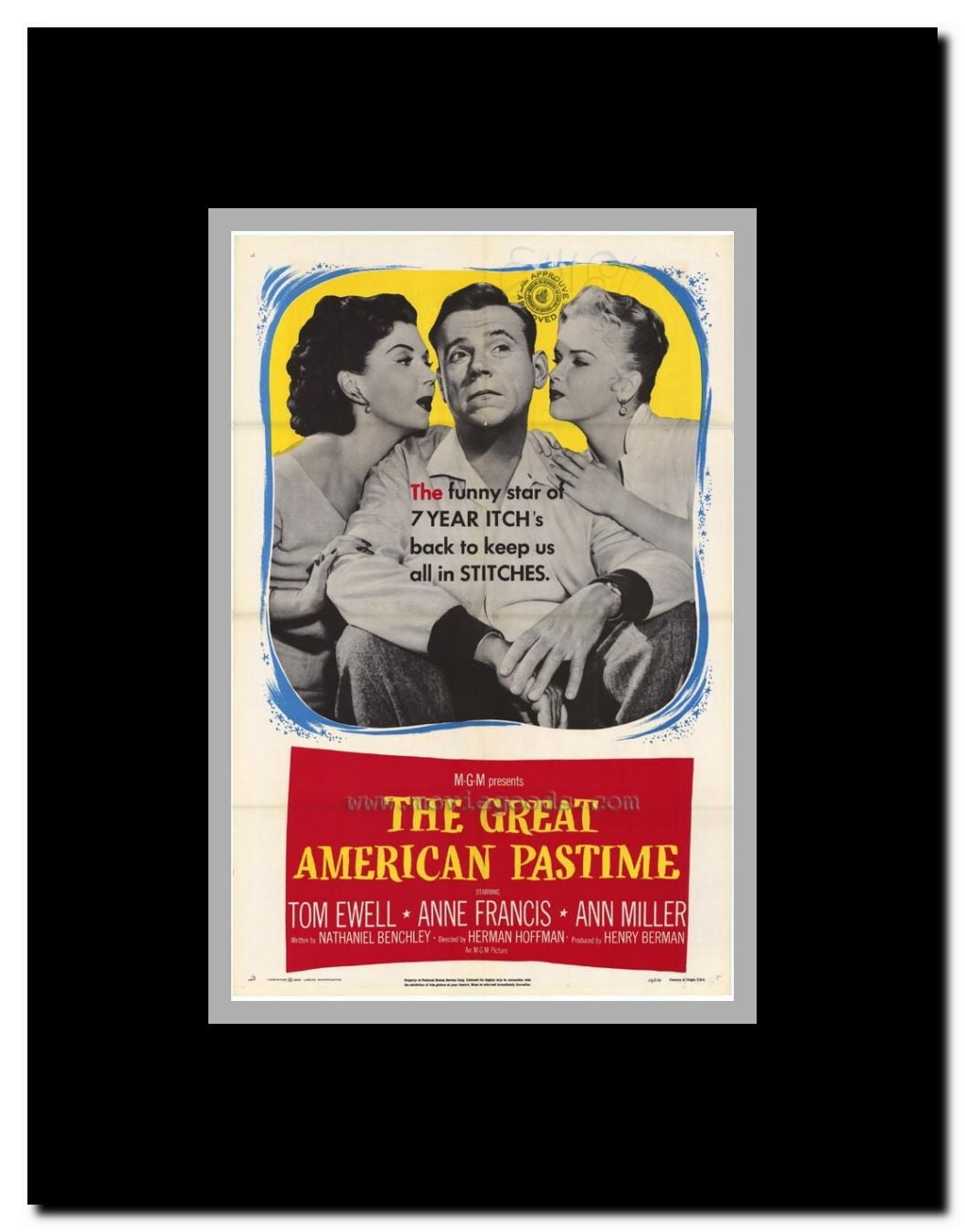 The Great American Pastime Framed Movie Poster