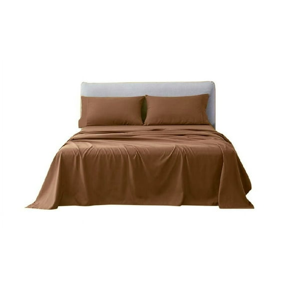 The Great American Store- 100% 650 Cotton 10 Inch Deep 5 PC Split Sheet Set (Solid Taupe, Cal King)- Extremely Smooth Stronger Durable Quality - Luxury Bedding, Easy to Care