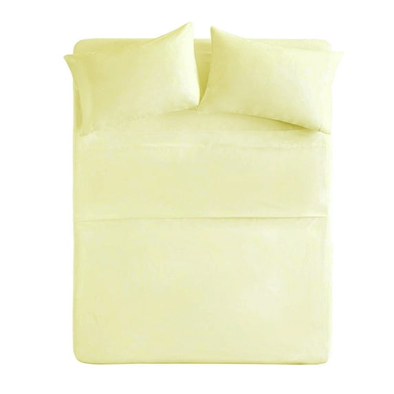 The Great American Store- 14 Inch Deep Pocket RV Camper Sheet Set 53 X 79 Stripe Ivory - 1800 Series Brushed Microfiber - For RV- Trucks, Campers, Airstream, Bus, Boat and Motorhomes