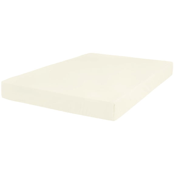 The Great American Store- 1800 Series 100% Authentic Microfiber Pack of 1 Fitted Sheet / Bottom Sheet 10 Inch Deep Pocket (Solid Ivory, Twin XXL) - ALL ROUND ELASTIC FOR PERFECT FIT