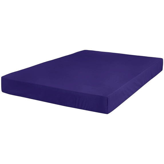 The Great American Store- 1800 Series 100% Authentic Microfiber Pack of 12 Fitted Sheet / Bottom Sheet 12 Inch Deep Pocket (Solid Royal Blue, Cal King) - ALL ROUND ELASTIC FOR PERFECT FIT