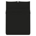 thumbnail image 1 of The Great American Store 1800 Series - 4 PC Brushed Microfiber Waterbed Sheet Set - 15" Deep Pocket Unattached (Solid, Black , Queen ), 1 of 3