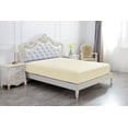 thumbnail image 1 of The Great American Store 1PC Solid Fitted Sheet - 1800 Series Brushed Microfiber 22 Inch Deep Deep Pocket - Wrinkle, Fade, Stain Resistant - Hypoallergenic - Twin XL Size Solid Ivory, 1 of 4