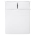 thumbnail image 1 of The Great American Store- 4PC (Full, Stripe White) 26 Inch Deep Sheet Set, 1800 Series Double Brushed Microfiber - Easy Care, Fade, Shrink and Wrinkle Resistant Bedding Sheet Set, 1 of 5