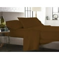thumbnail image 1 of The Great American Store- 4PC (Full XL, Solid Chocolate) 20 Inch Deep Sheet Set, 1800 Series Double Brushed Microfiber - Easy Care, Fade, Shrink and Wrinkle Resistant Bedding Sheet Set, 1 of 5