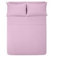 thumbnail image 1 of The Great American Store- 4PC Sheet Set (Olympic Queen, Stripe Lavender) 28 Inch Deep, 1800 Series Double Brushed Microfiber - Easy Care, Fade, Shrink and Wrinkle Resistant, 1 of 2