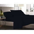 thumbnail image 1 of The Great American Store- 4PC Sheet Set (Queen, Solid Navy Blue) 28 Inch Deep, 1800 Series Double Brushed Microfiber - Easy Care, Fade, Shrink and Wrinkle Resistant, 1 of 5
