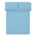 thumbnail image 1 of The Great American Store 600 TC 100% Cotton Solid Fitted Sheet(With 21" Extra Deep Pocket) - King (Light Blue), 1 of 5