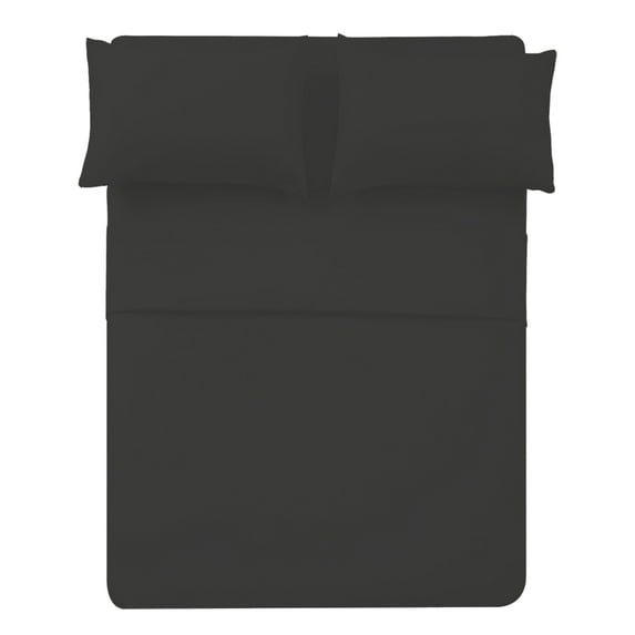 The Great American Store 600 TC 100% Cotton Solid Fitted Sheet(With 21" Extra Deep Pocket) - Queen (Elephant Grey)