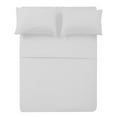 thumbnail image 1 of The Great American Store 600 TC 100% Cotton Solid Fitted Sheet(With 21" Extra Deep Pocket) - Queen (White), 1 of 5