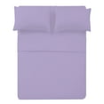 thumbnail image 1 of The Great American Store 600 TC 100% Cotton Solid Fitted Sheet(With 21" Extra Deep Pocket) - Short Queen (Lavender), 1 of 5