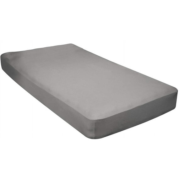 The Great American Store- 600 TC CottonPack of 6 Fitted Sheet / Bottom Sheet 12 Inch Deep Pocket (Solid Dark Grey, Short Queen) - ALL ROUND ELASTIC FOR PERFECT FIT