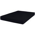 thumbnail image 1 of The Great American Store- 600 Thread Count 100% Egyptian Cotton Pack of 10 Fitted Sheet / Bottom Sheet 28 Inch Deep Pocket (Solid Black, Full) - ALL ROUND ELASTIC FOR PERFECT FIT, 1 of 6