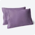 thumbnail image 1 of The Great American Store King Pillow Cases Solid Lavender - 2 Pack - Envelope Closure - Soft Brushed Microfiber Fabric - Shrinkage and Fade Resistant Pillow Cases King Size 20 X 40 Inches, 1 of 4