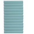 thumbnail image 1 of The Great American Store- Pack of 12 - Flat Sheet (King Size, Solid Light Blue) 600-Thread-Count 100% Superior Cotton - Best for Hotel, SPA, Hospitals - Super Soft & Flat Resistant Top Sheet, 1 of 4