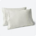 thumbnail image 1 of The Great American Store Queen Pillow Cases Solid Ivory - 10 Pack - Envelope Closure - Soft Brushed Microfiber Fabric - Shrinkage and Fade Resistant Pillow Cases Queen Size 20 X 30 Inches, 1 of 4