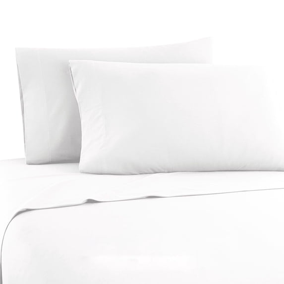 The Great American Store- Super Single Size Un-Attached Waterbed Sheets With 10 Inch Extra Deep Solid White - 1800 Series Microfiber - Soft & Comfortable, Bed Sheets For Waterbed