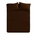 thumbnail image 1 of The Great American Store's 600 TC Cotton- Sleeper Sofa Sheets Twin Size (36 x 72 + 10 Inch Deep) - Solid Chocolate - Super Soft, Fade Resistant Sofa Bed Sheets, 1 of 5