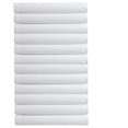thumbnail image 1 of The Great American Store's 600 Thread Count 100% Cotton Solid Fitted Sheet Side Pocket/Pouch Organizer (Pack of 12, King, White)- Smooth & Durable Quality - Luxury Bedding, 1 of 5