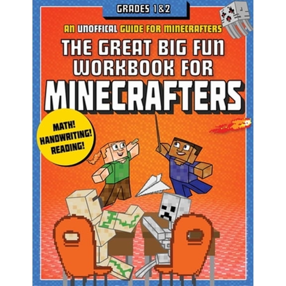 Pre-Owned The Great Big Fun Workbook for Minecrafters: Grades 1 & 2: An Unofficial Workbook (Paperback) by Sky Pony Press