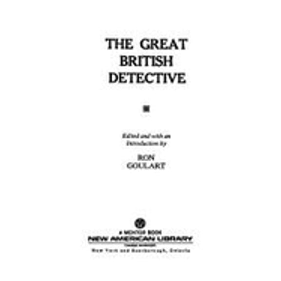 Pre-Owned The Great British Detectives (Mass Market Paperback) 0451620895 9780451620897