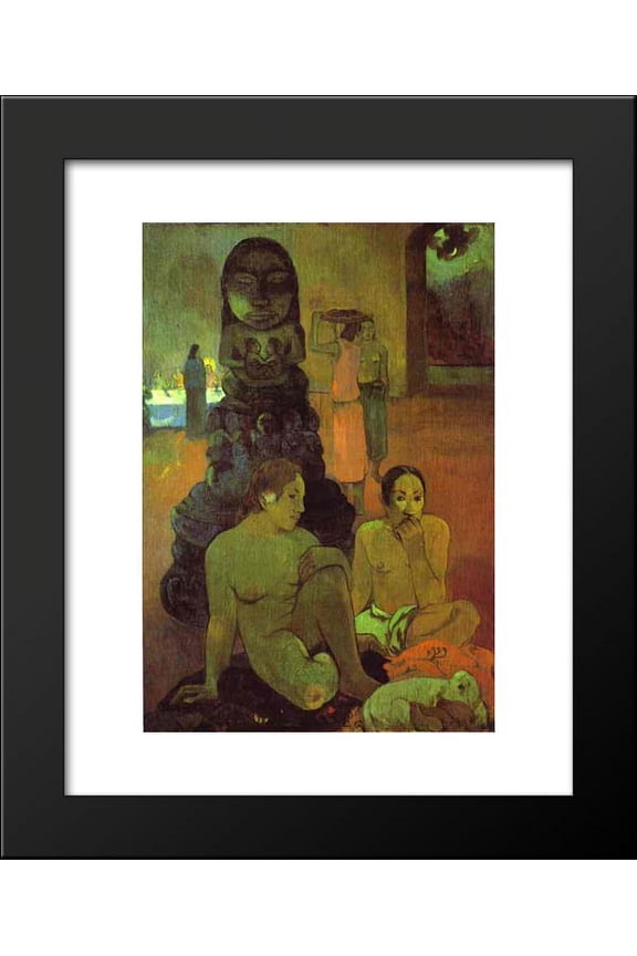 The Great Buddha 20x24 Framed Art Print by Paul Gauguin
