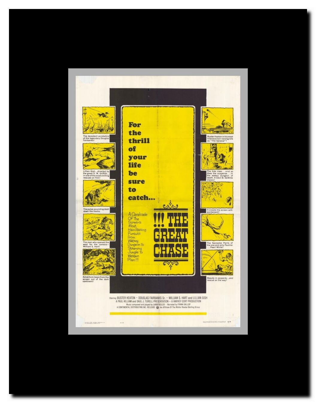 The Great Chase Framed Movie Poster