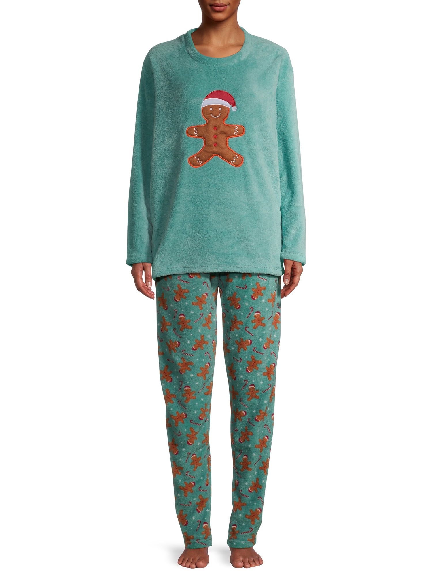 The Great Christmas Women's Christmas Edition 4 Piece Plush Pajama Set in Gift Box