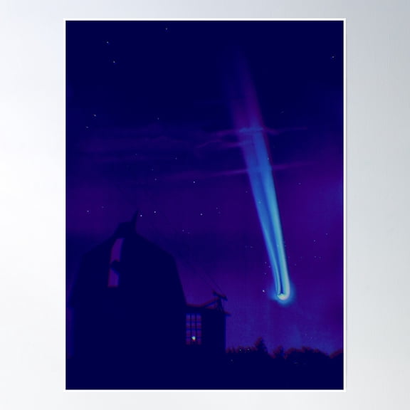 The Great Comet Of 1881 Poster Wall Art, Modern Wall Decor, 12x18 UNFRAMED