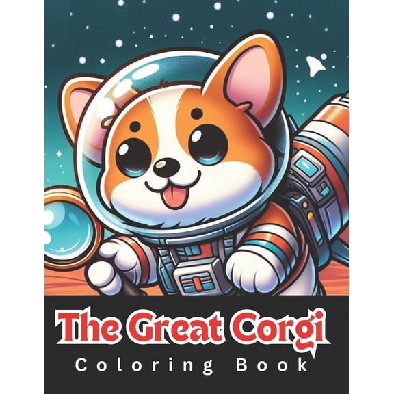 The Great Corgi Coloring Book (Paperback)