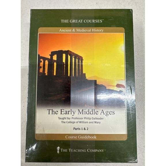 The Great Courses: The Early Middle Ages (DVD/Guidebook, 2-Disc Set) NEW