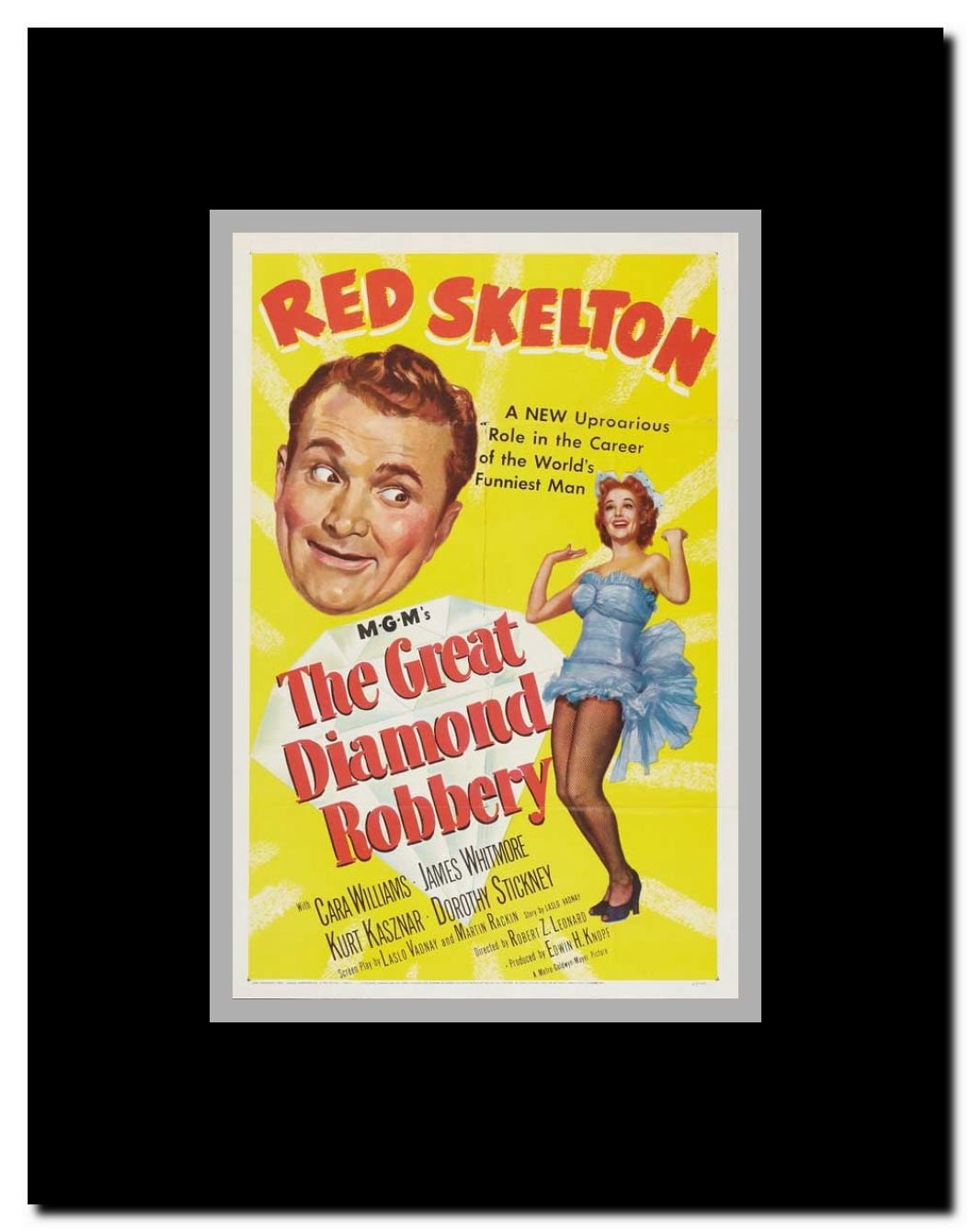 The Great Diamond Robbery Framed Movie Poster