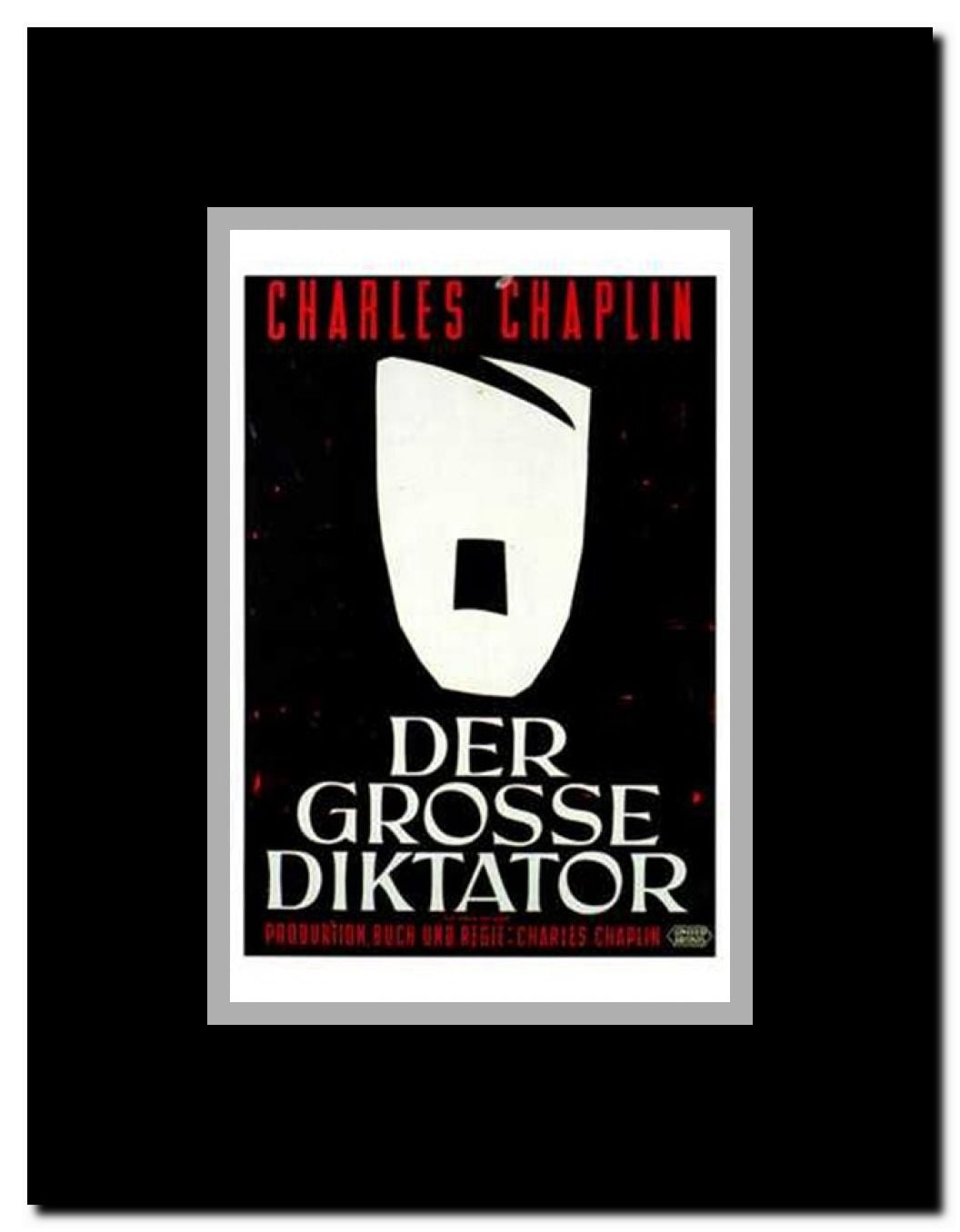 The Great Dictator Framed Movie Poster