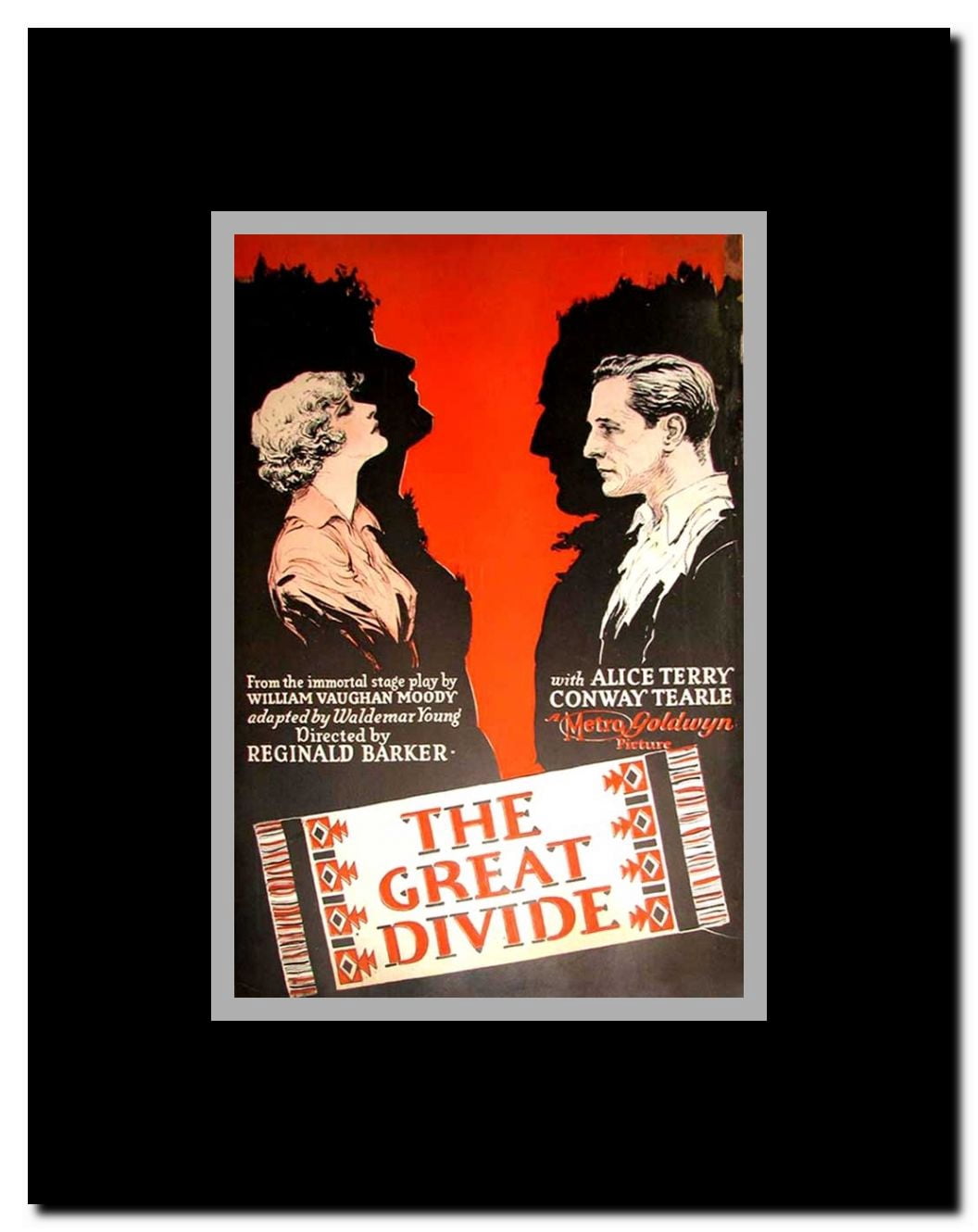 The Great Divide Framed Movie Poster
