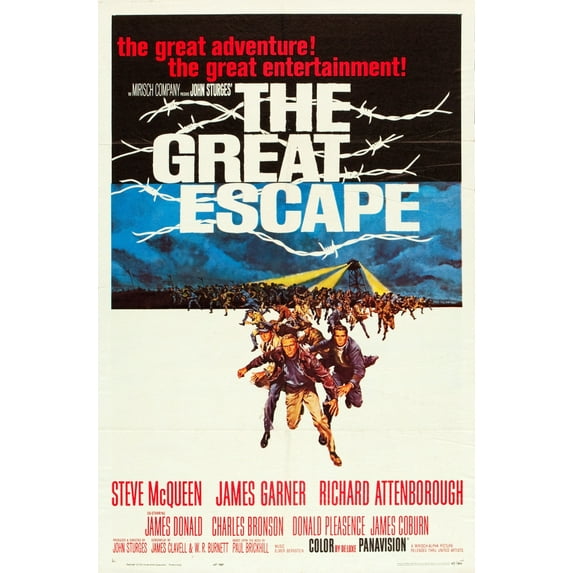 The Great Escape 1963 Poster Art Movie Poster Masterprint (24 x 36)