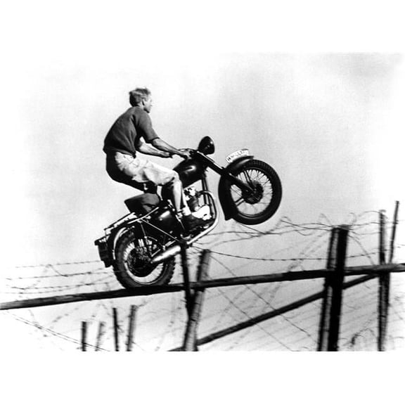The Great Escape Steve Mcqueen 1963 Photo Print, 28 x 22 - Large