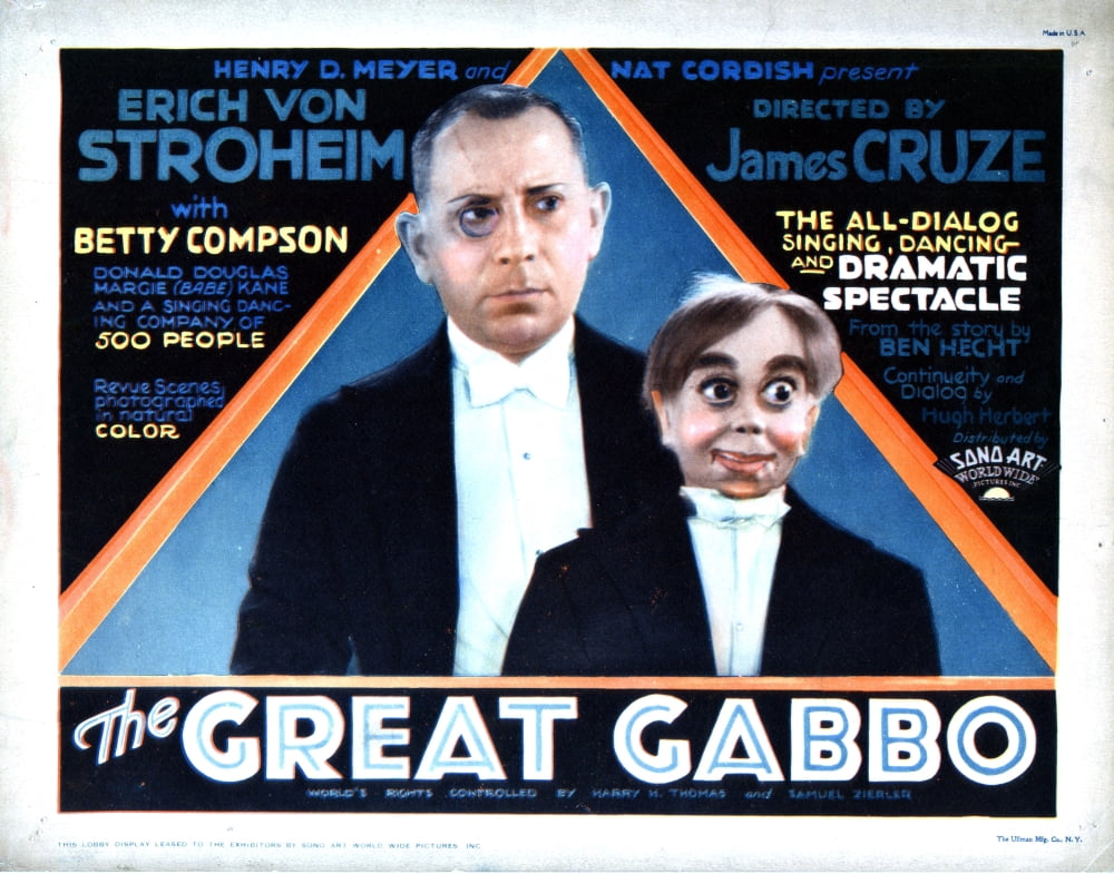 The Great Gabbo Canvas Art -  (28 x 22)
