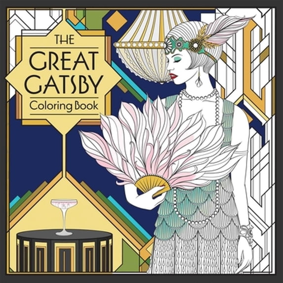 Pre-Owned The Great Gatsby Coloring Book, 9781645174790, 1645174794, Paperback,