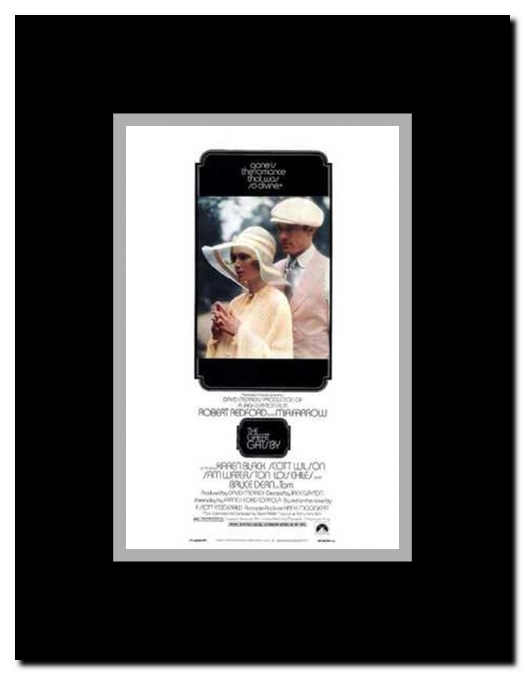 The Great Gatsby Framed Movie Poster