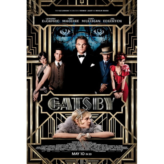 The Great Gatsby Poster Metal Plaque 8inx12in Print on Metal 8x12 Square Adults Best Posters