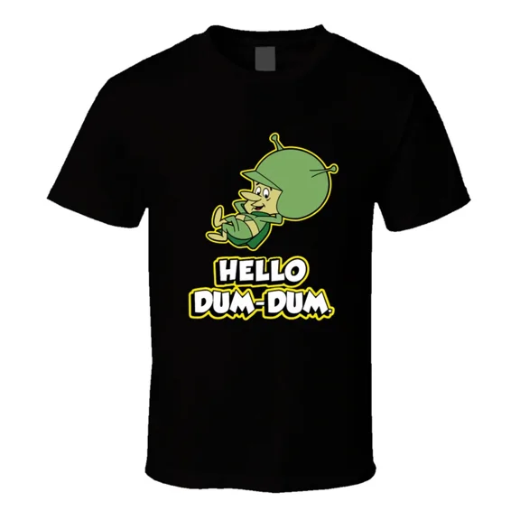 The Great Gazoo Hello Dum Dum Flintstones Cartoon Retro Fan T Shirt