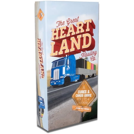 The Great Heartland Hauling Co - Truck Driving Board Game, Ages 10+, 2-4 Players