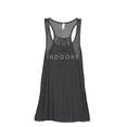 thumbnail image 1 of The Great Indoors Women's Fashion Sleeveless Flowy Racerback Workout Yoga Tank Top Charcoal Grey Medium, 1 of 3