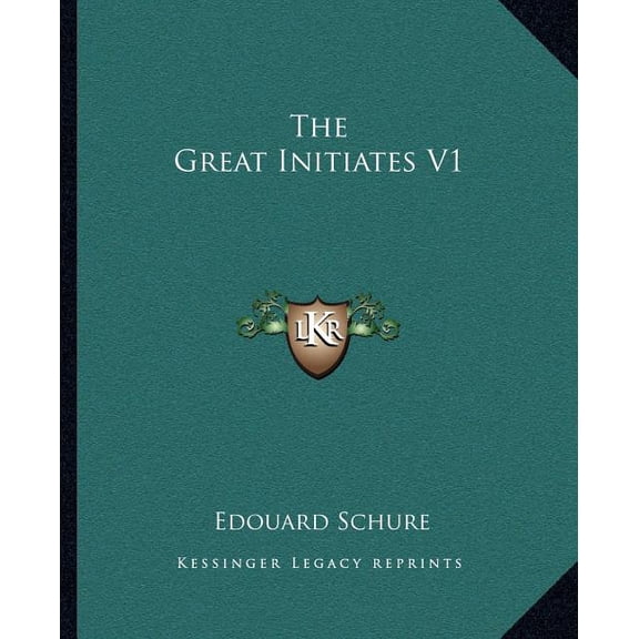 The Great Initiates V1 (Paperback)
