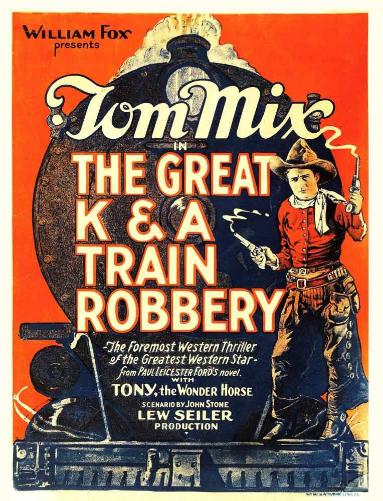 The Great K&A Train Robbery Canvas Art -  (11 x 17)