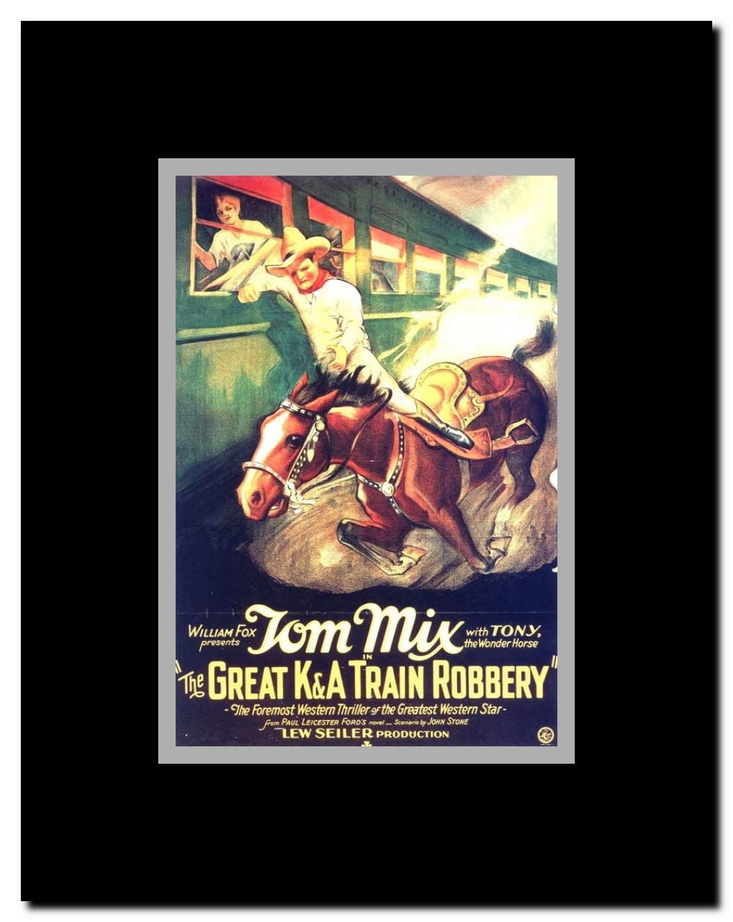 The Great K & A Train Robbery Framed Movie Poster